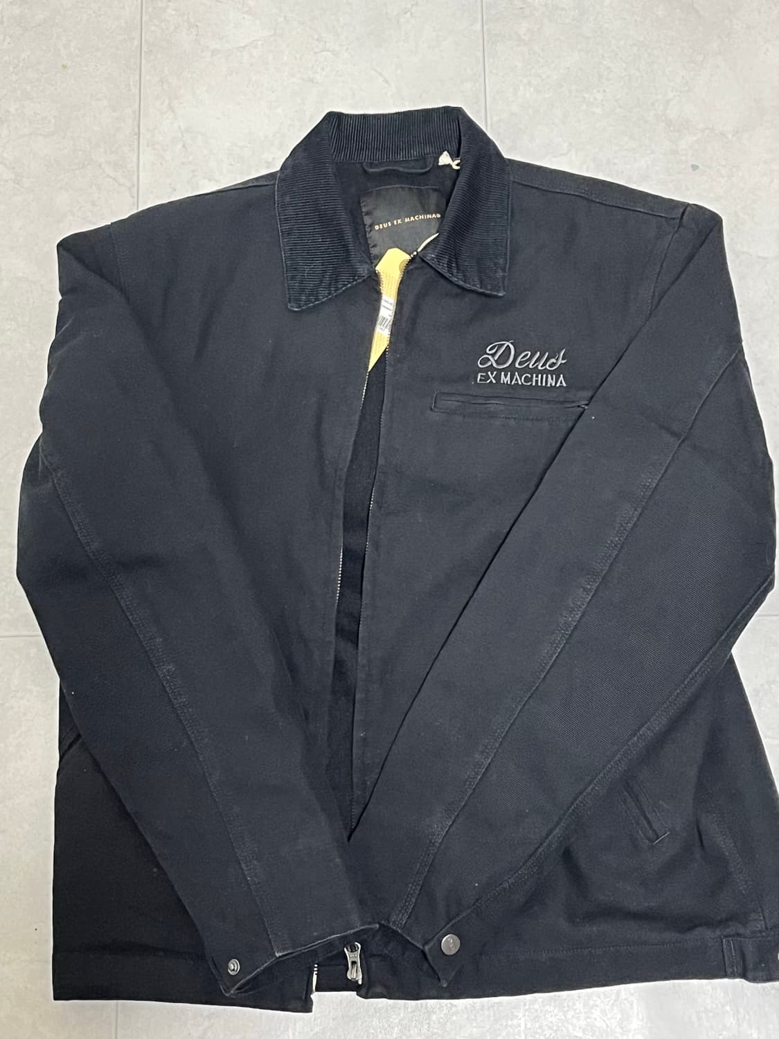 데우스 엑스 마키나 어드레스 워크웨어 자켓 블랙 상품이미지4