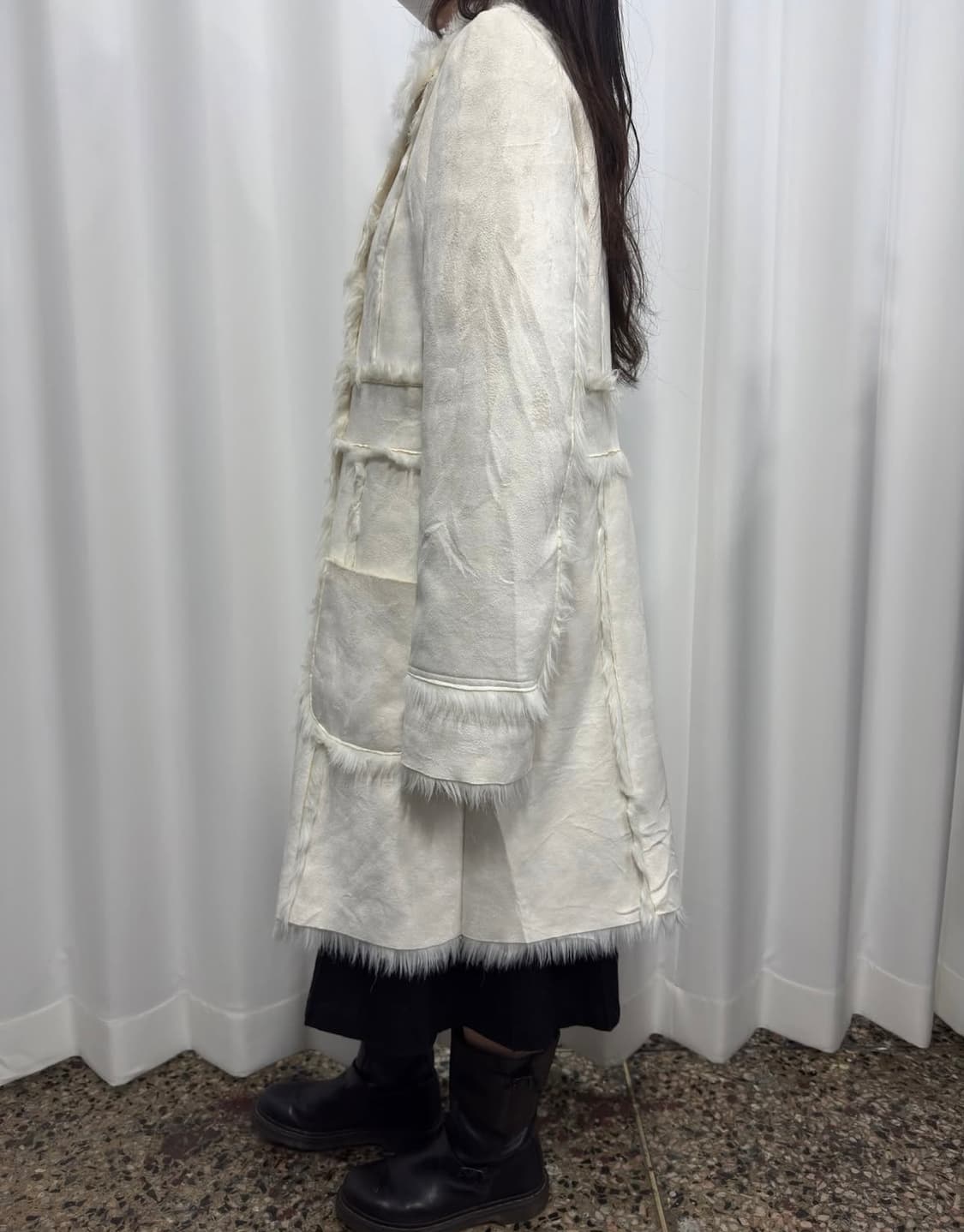 프레우마르 빈티지 화이트퍼 코트 상품이미지8