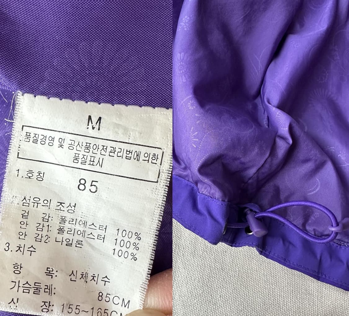 노스페이스 고어텍스 후드 자켓 퍼플 85  상품이미지9