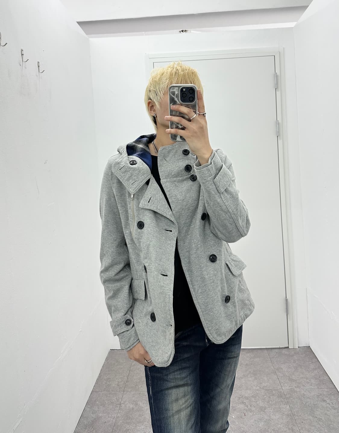 Ships jet blue double buttoned cotton  상품이미지7