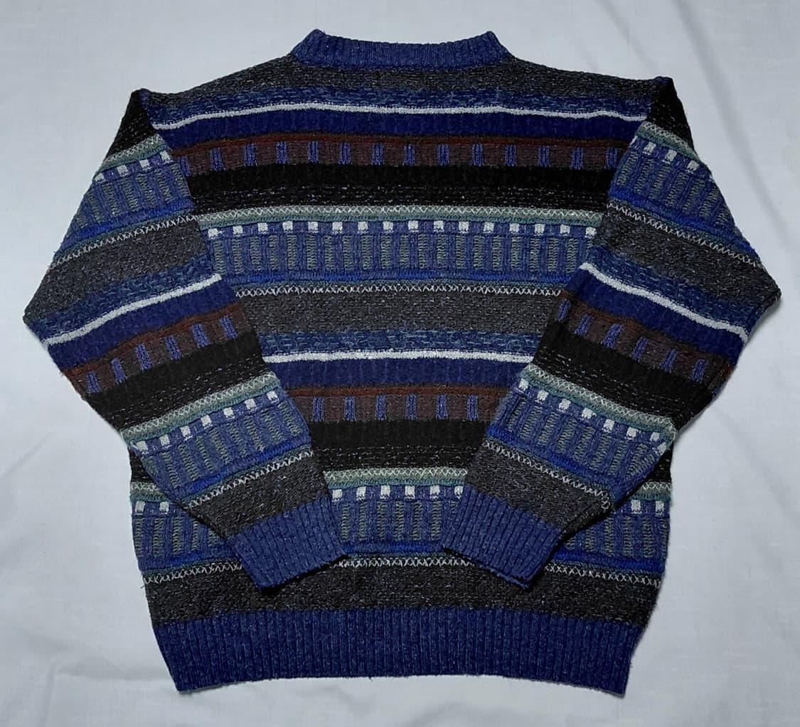 QUATTRO CASTELLA 패턴 니트 스웨터 (L) 상품이미지4