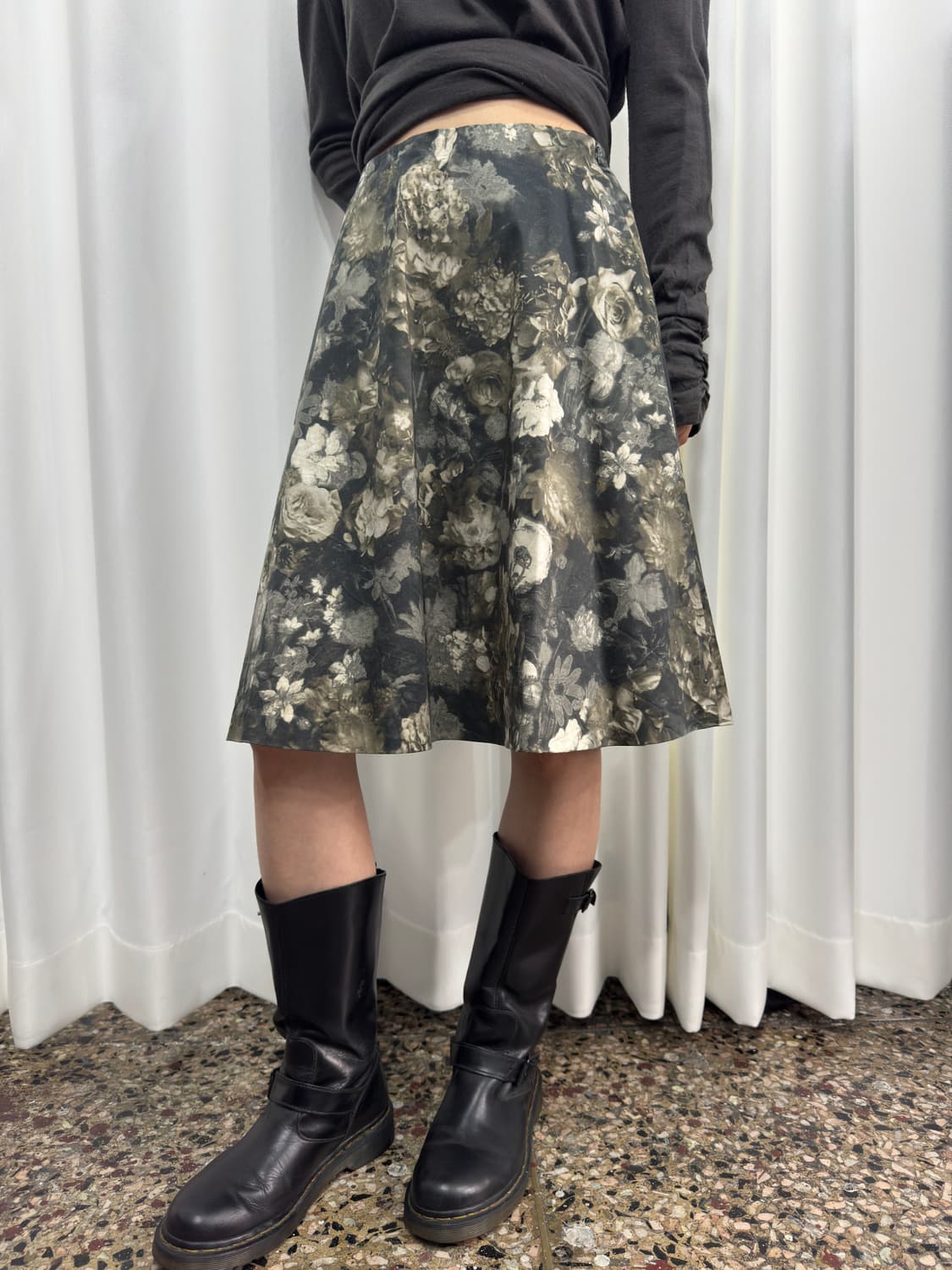 ichie flower midi skirt 상품이미지1