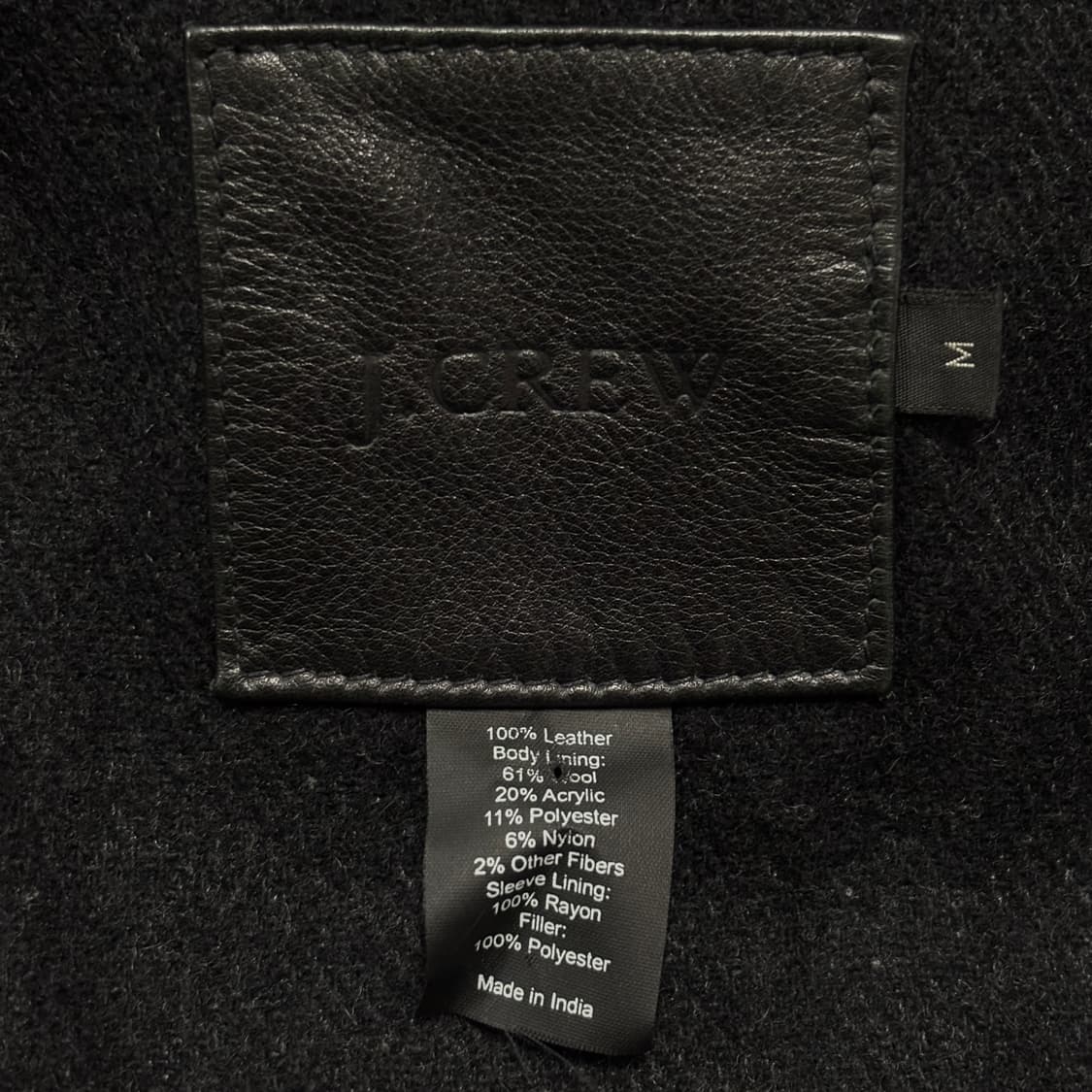 제이크루 레더 카코트 가죽자켓 상품이미지4