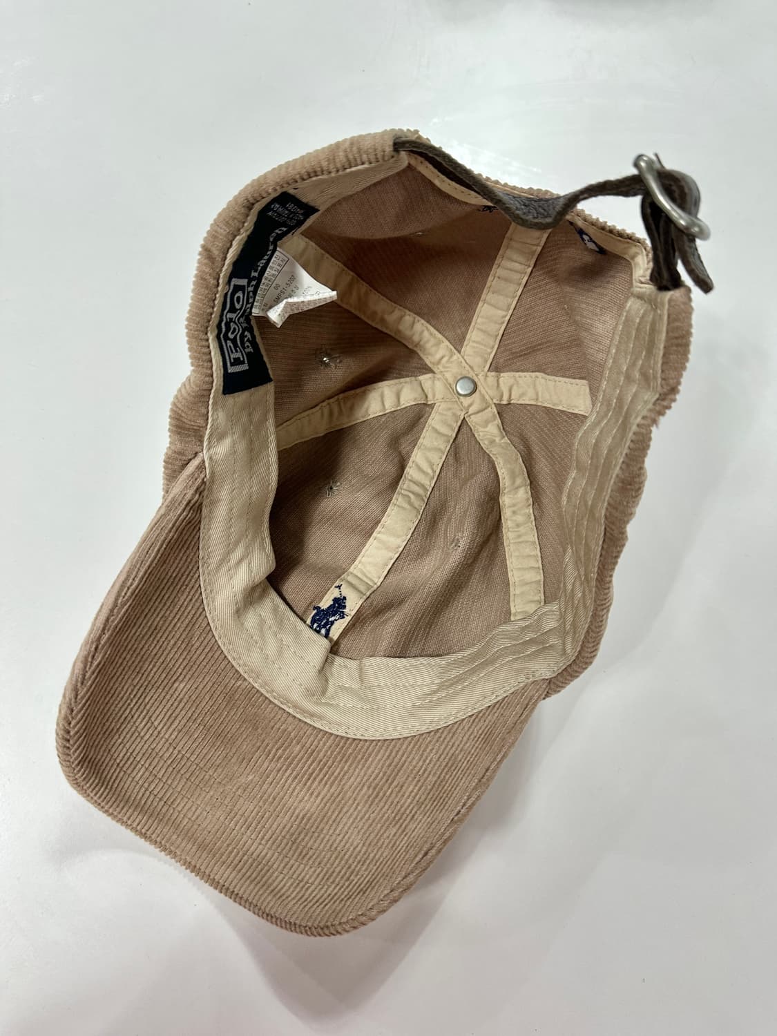 폴로 코듀로이 볼캡 상품이미지2