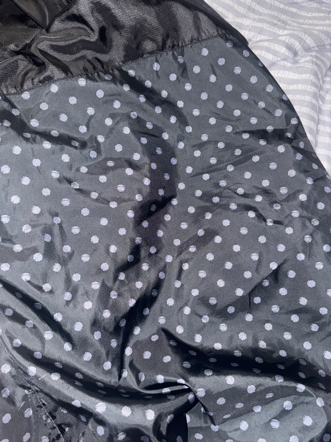 퓨마 도트 블랙 핑크 빈티지 모리걸 갸루 바람막이  상품이미지3