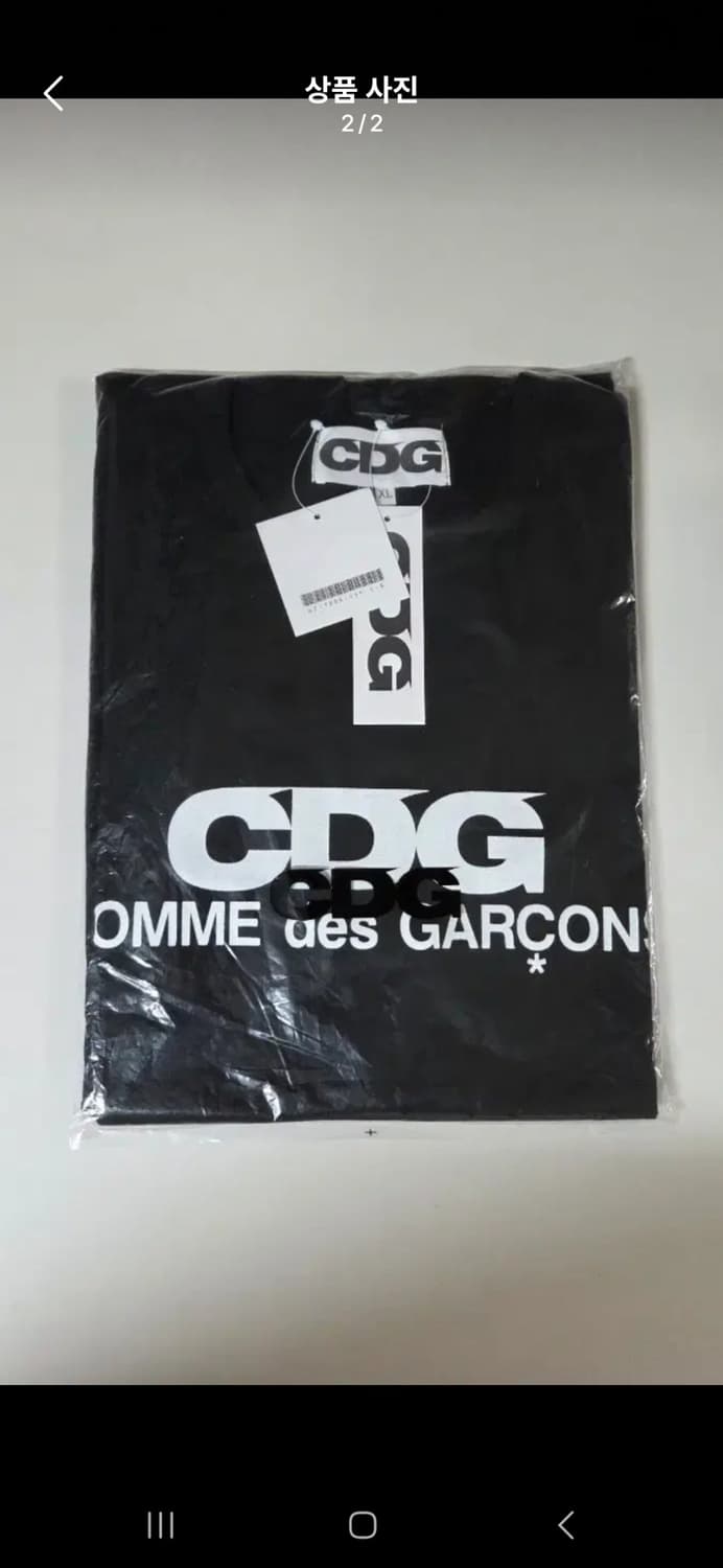 꼼데 CDG 반팔티 상품이미지3