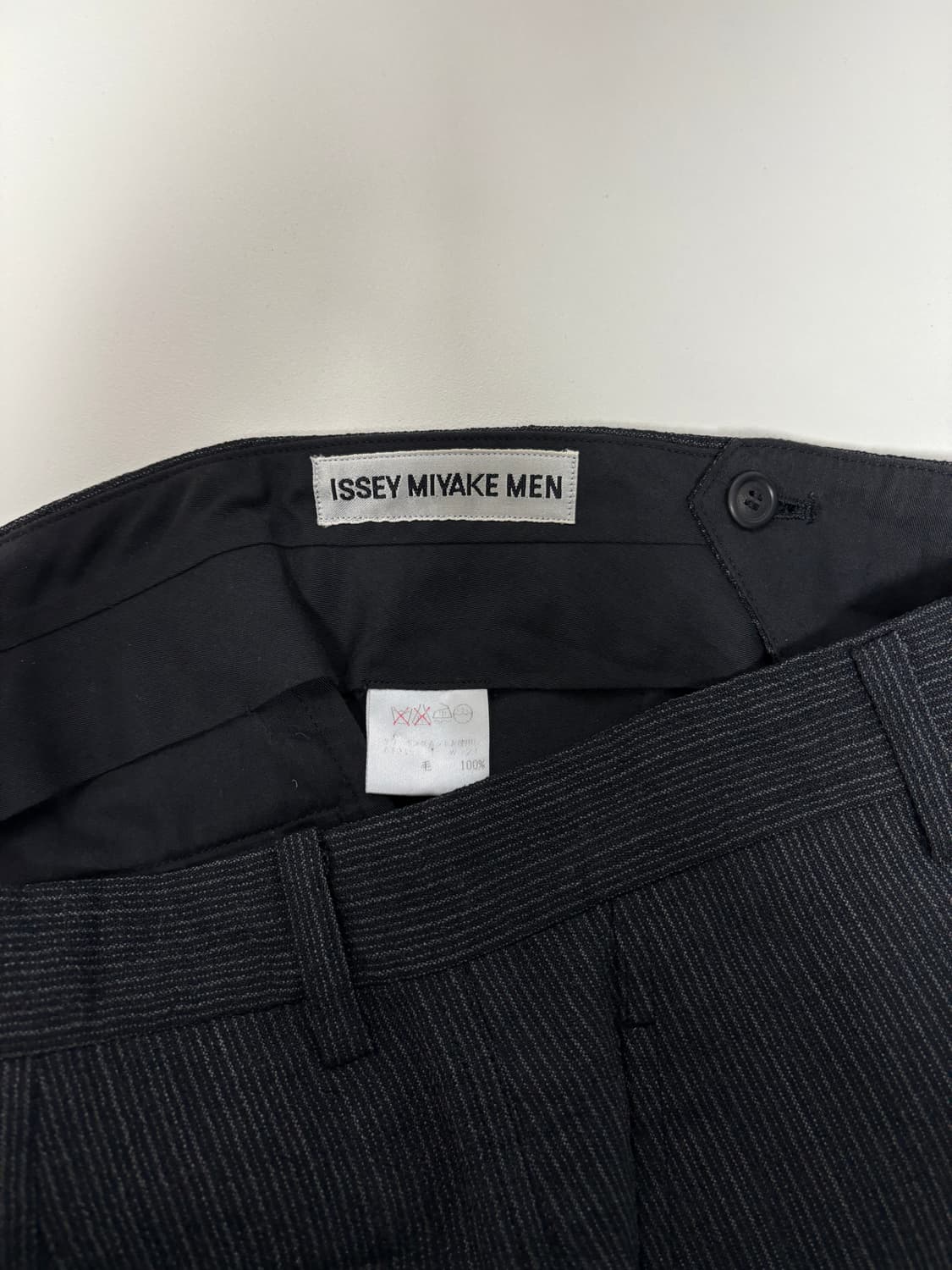 90s 90년대 이세이미야케 스트라이프 울 팬츠  상품이미지4