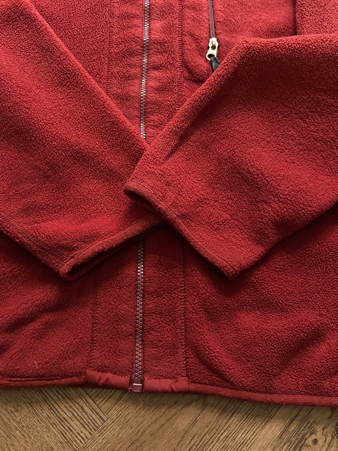 [M]90's 파타고니아 Made in USA 레드 플리스 자켓 상품이미지6