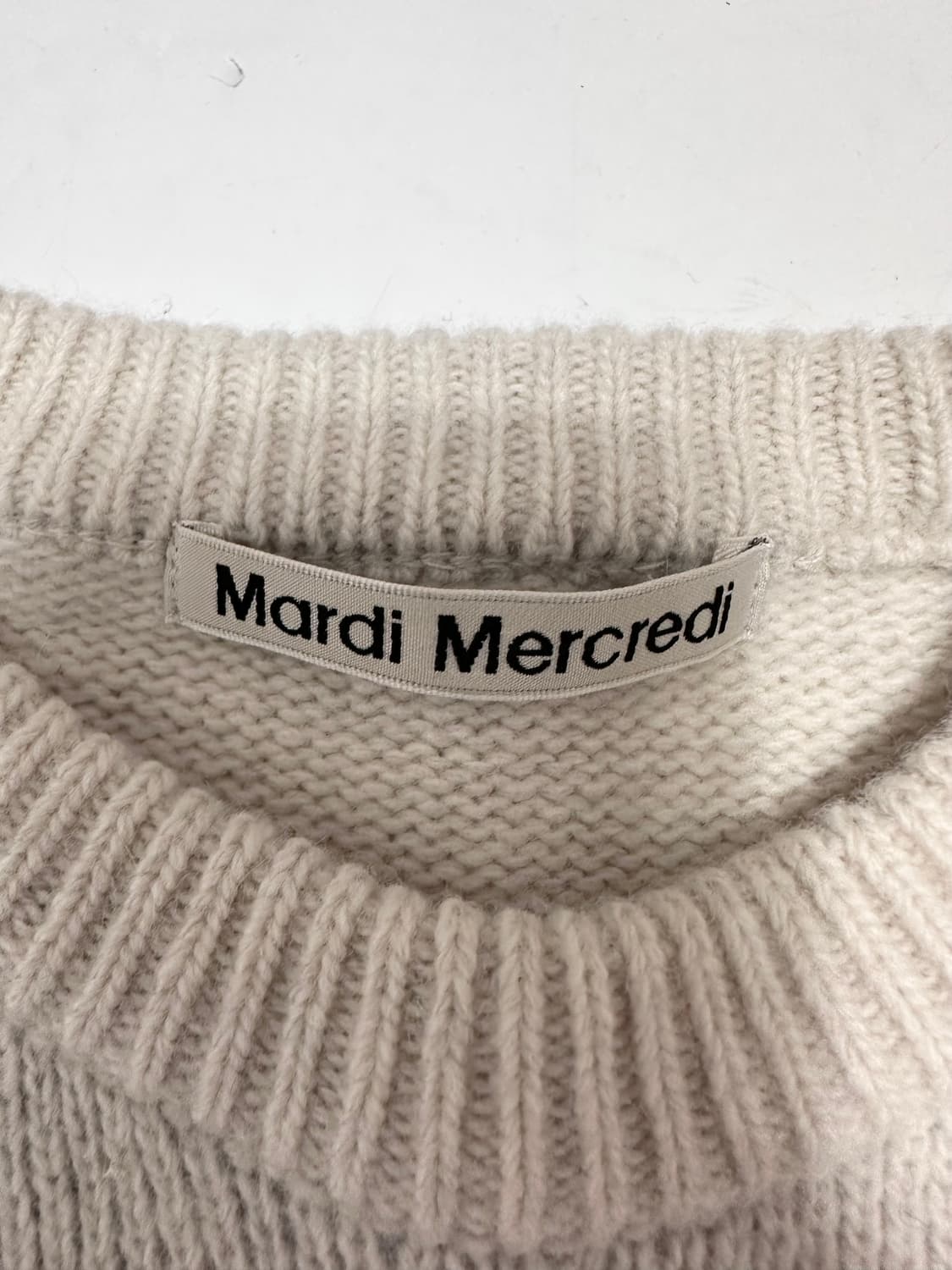 마르디 메크르디 플라워 니트 스웨터 상품이미지5