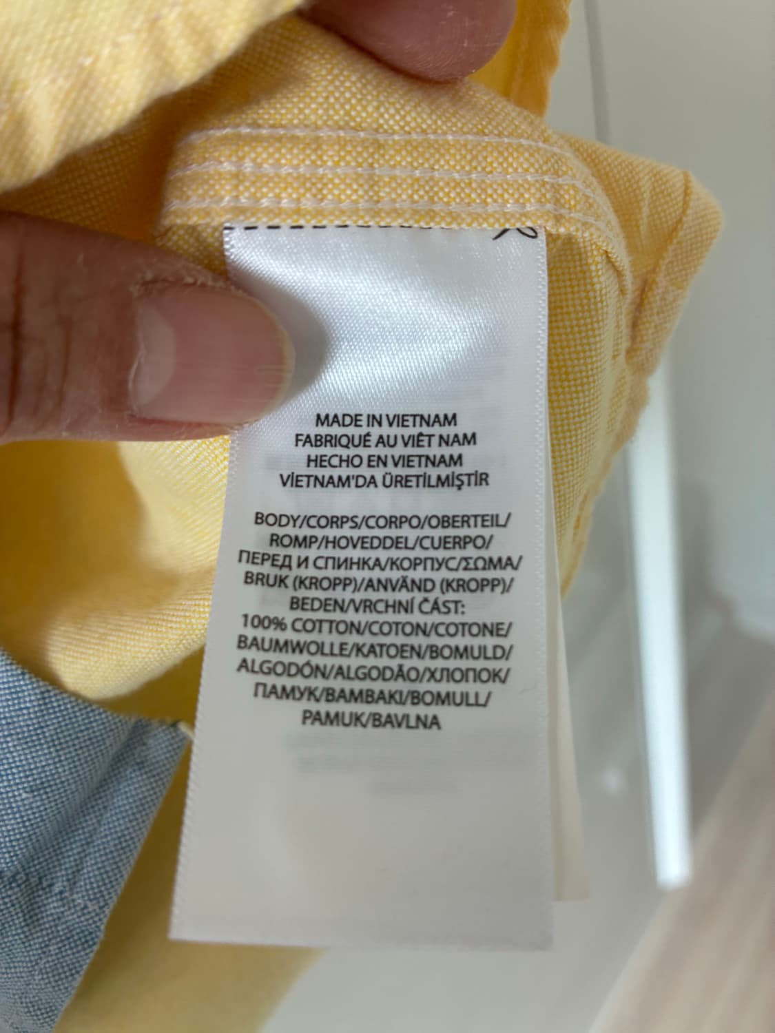 폴로 랄프로렌 멀티 컬러블록 옥스포드 셔츠 상품이미지4