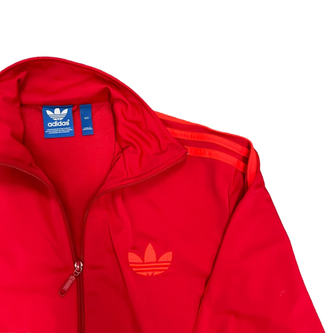 아디다스 파이어버드 오렌지라인 레드 트랙탑 100 상품이미지4