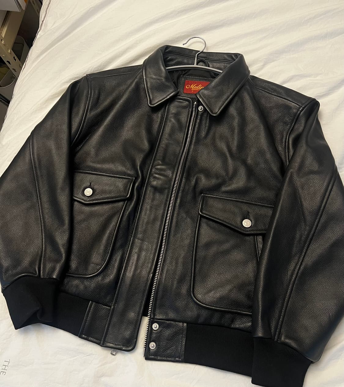 뮤타이머 mutimer - leather bomber 레더 봄버 M 상품이미지3