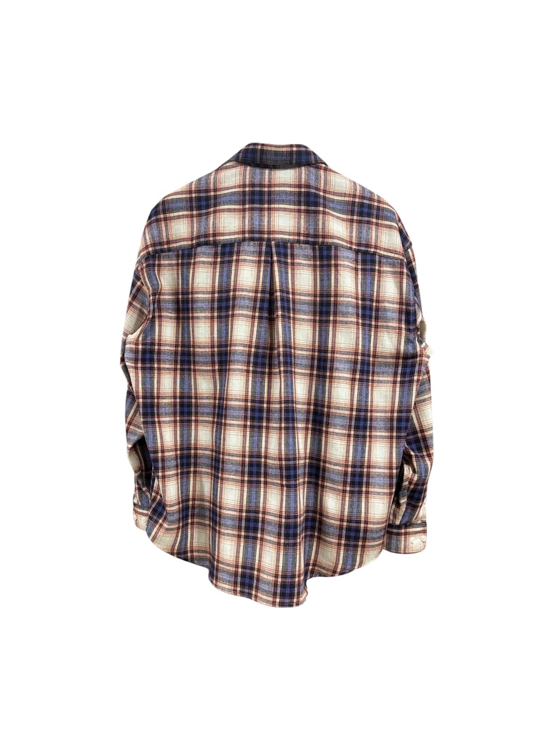 DNSR 옐로우블루 플란넬 체크 셔츠 상품이미지2