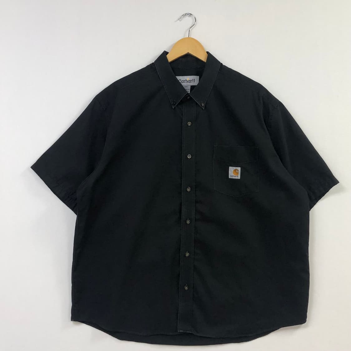 Xxl 칼하트 블랙 워크 셔츠 상품이미지2