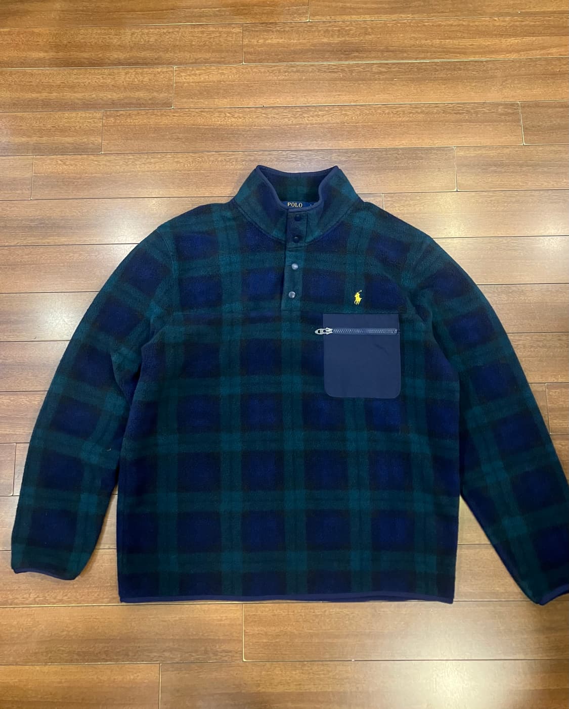 폴로랄프로렌 타탄 플리스 풀오버 L 상품이미지1