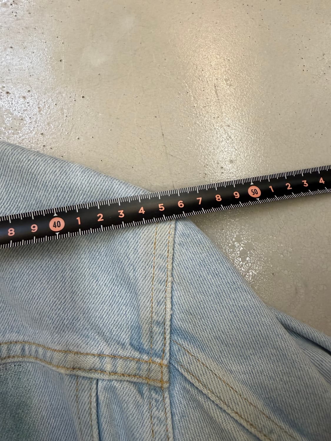 오프화이트 페어리 프린트 데님 재킷 상품이미지8