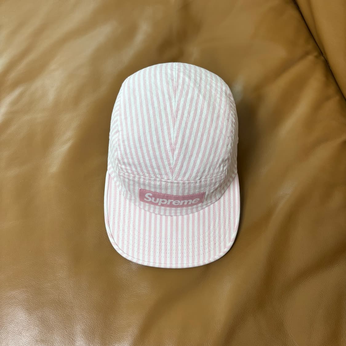 Supreme 슈프림 캠프캡 모자 (Hickory Stripe Pink) 상품이미지5