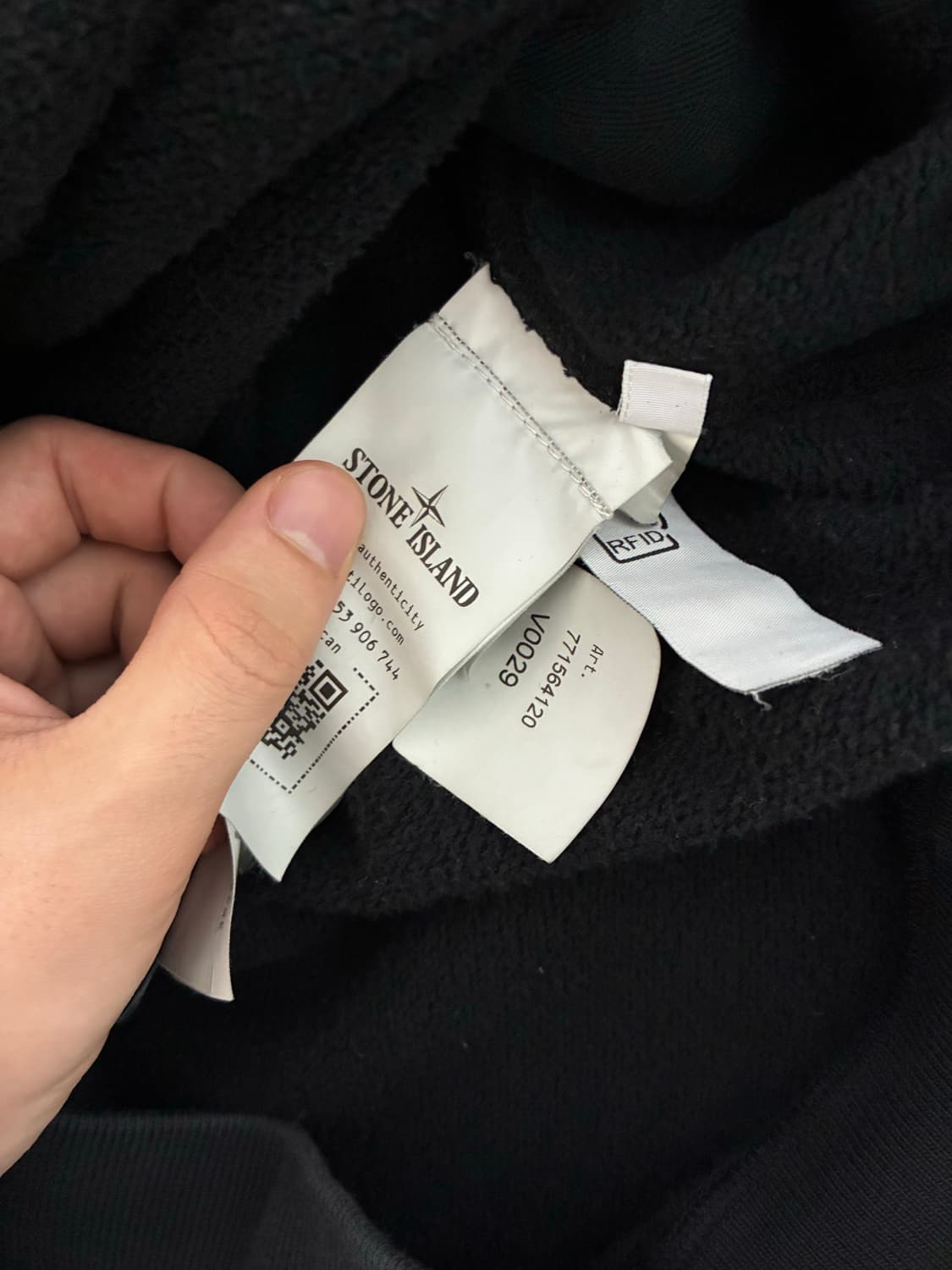 스톤아일랜드 후드 블랙 XXL 상품이미지2