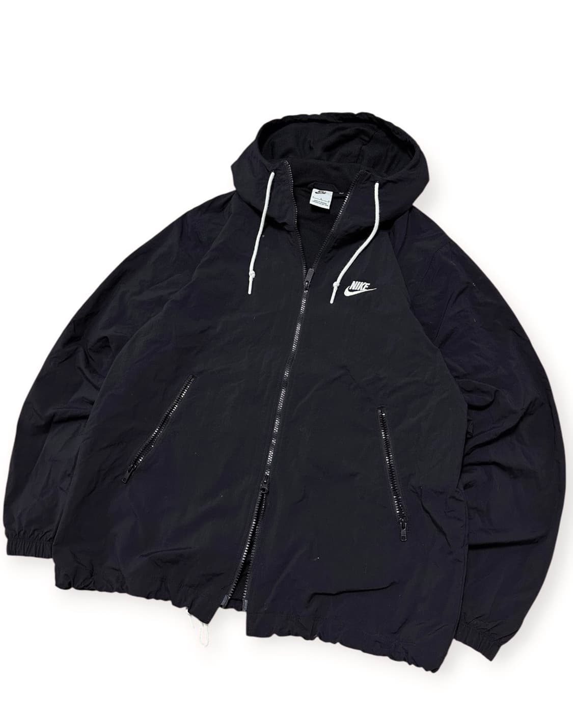 나이키 블랙 후드 투웨이 바람막이 상품이미지3