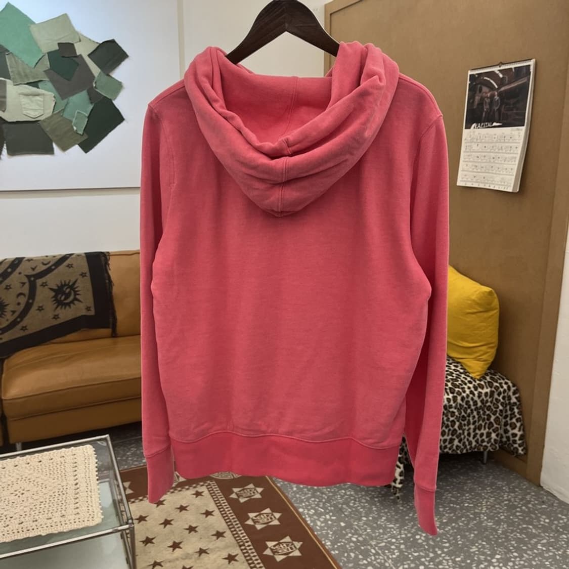 갭 Y2K 00's 키치 딸기우유 핫핑크 약기모 후드티 L C09919 상품이미지4
