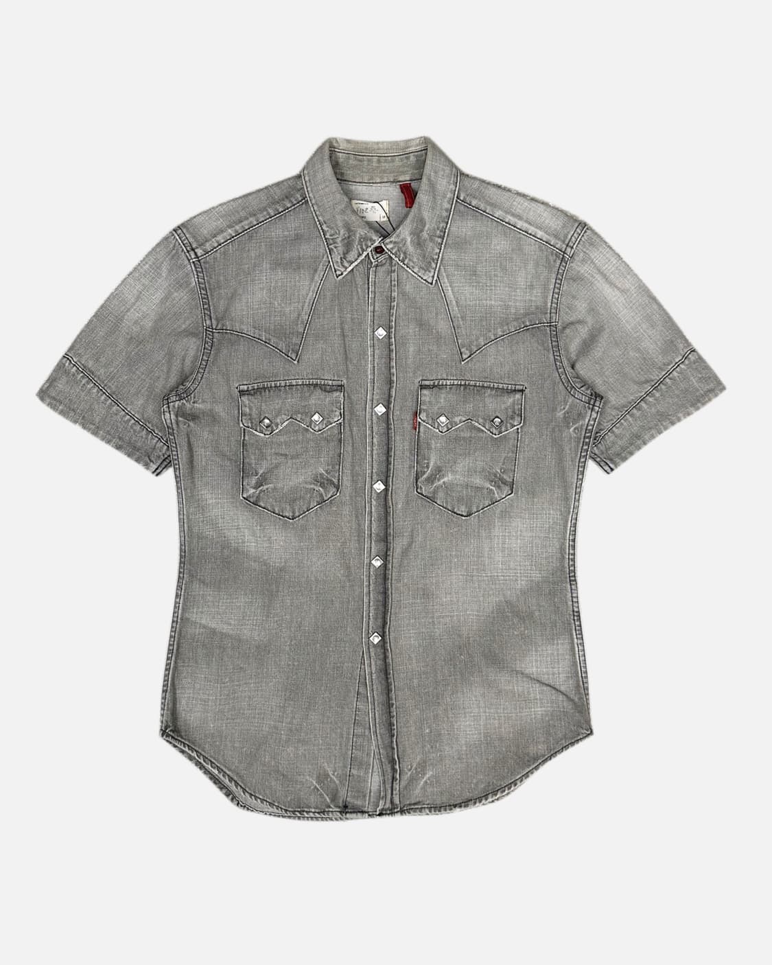 grey denim western shirt 상품이미지2