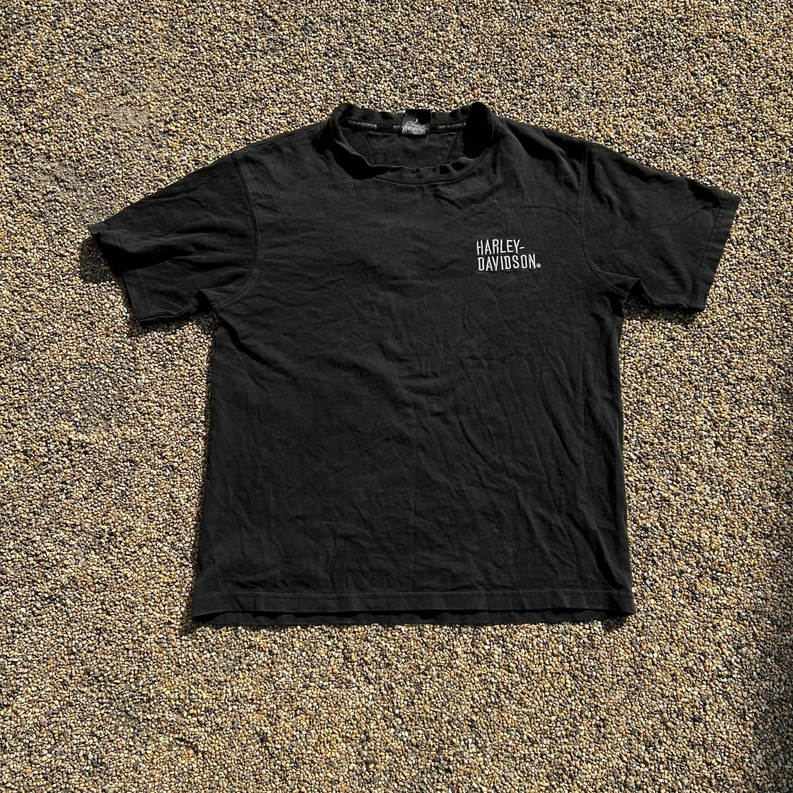 할리데이비슨(Harley-Davidson) 스펠로고 빈티지 반팔티 상품이미지1