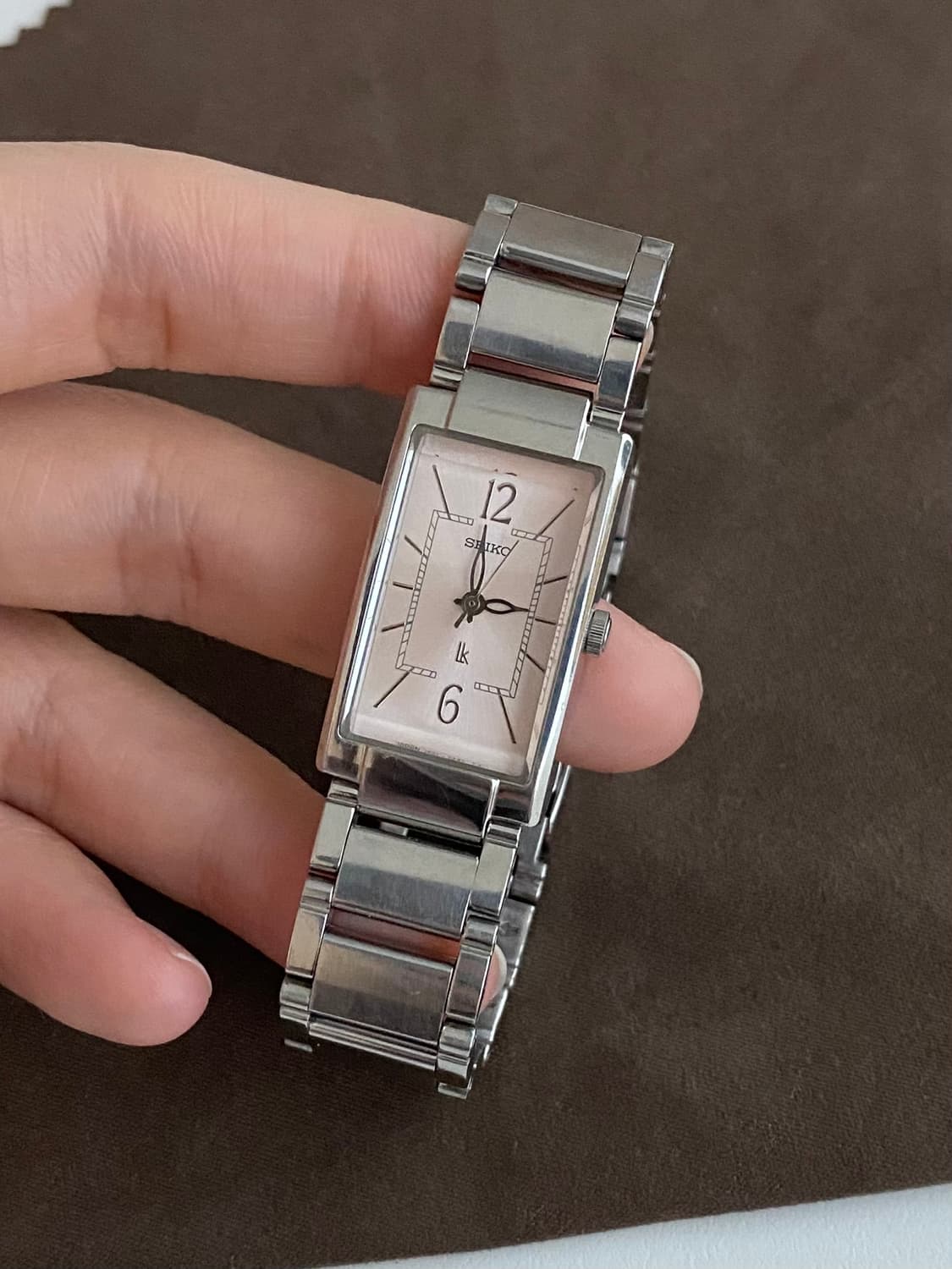 Seiko 세이코 lk 루키아 스퀘어 쿼츠 핑크 레이디스 상품이미지2