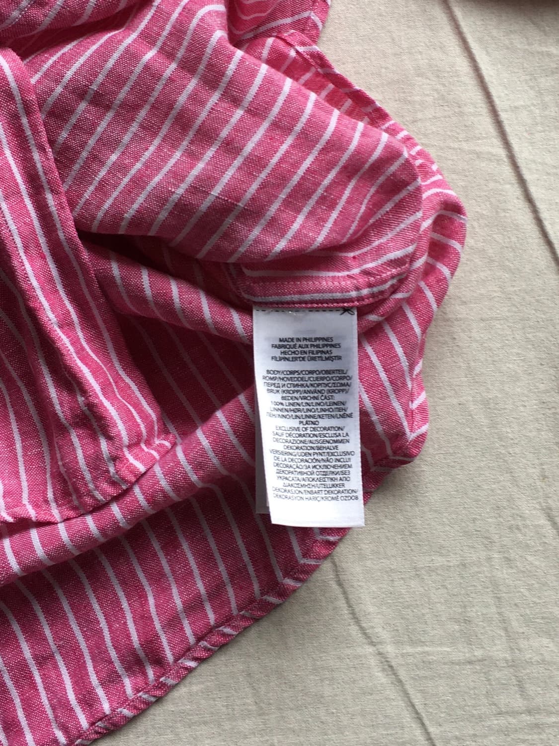 폴로 랄프로렌 스트라이프 셔츠 상품이미지5