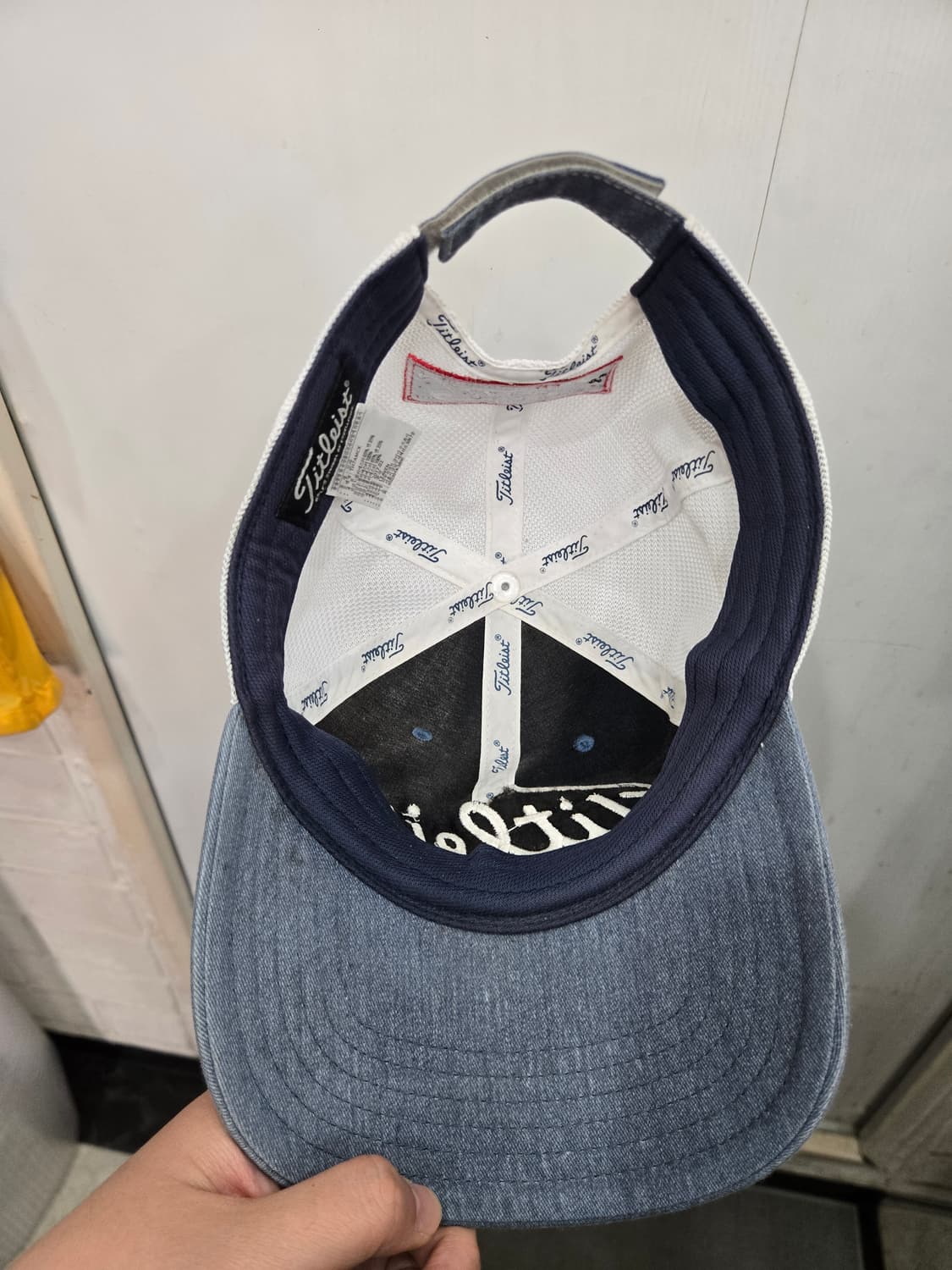 FREE사이즈 )) Titleist 타이틀리스트 청 & 메쉬 볼캡 모자 상품이미지4