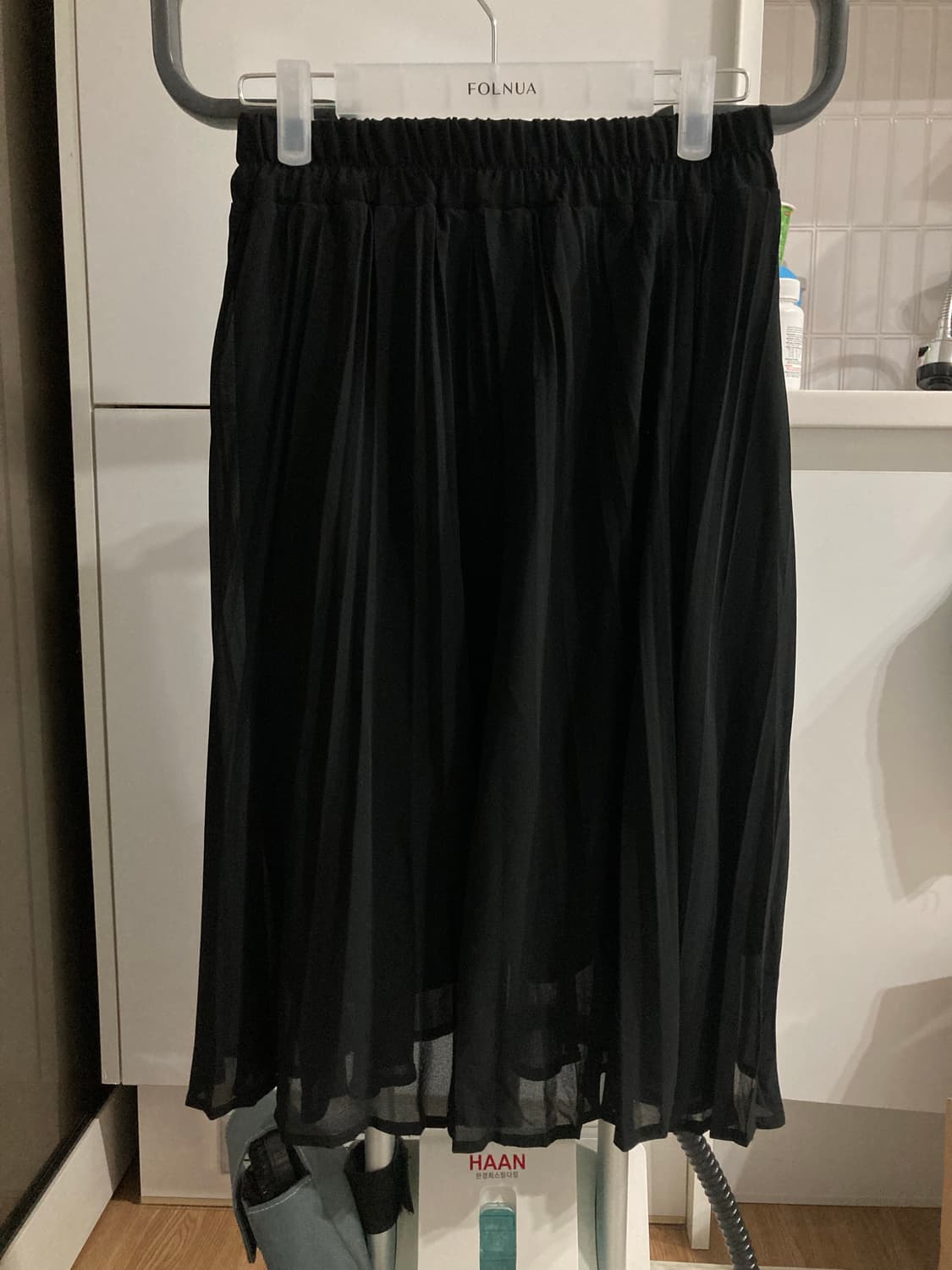 일본빈티지 미디 플리츠 스커트 상품이미지1