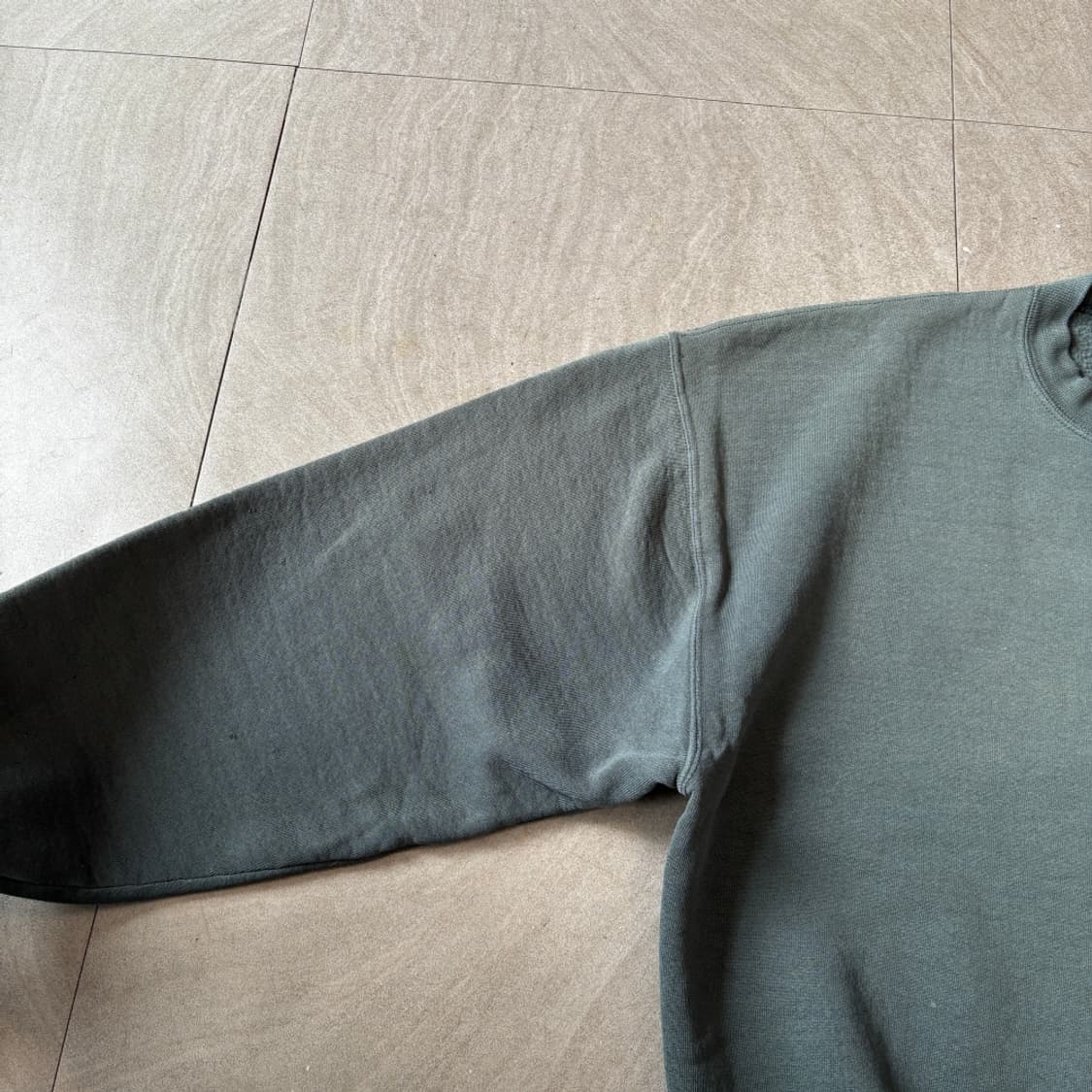 90s 90년대 미국 생산 러셀 블랭크 그레이 스웻셔츠 상품이미지7