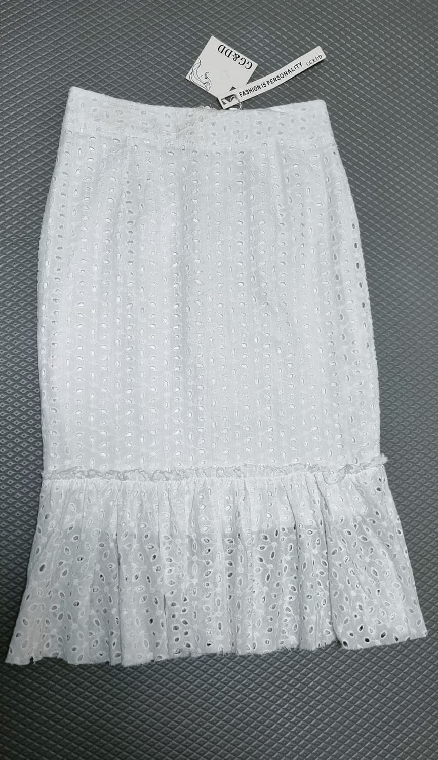 화이트 레이스 머메이드 스커트(M) 상품이미지3