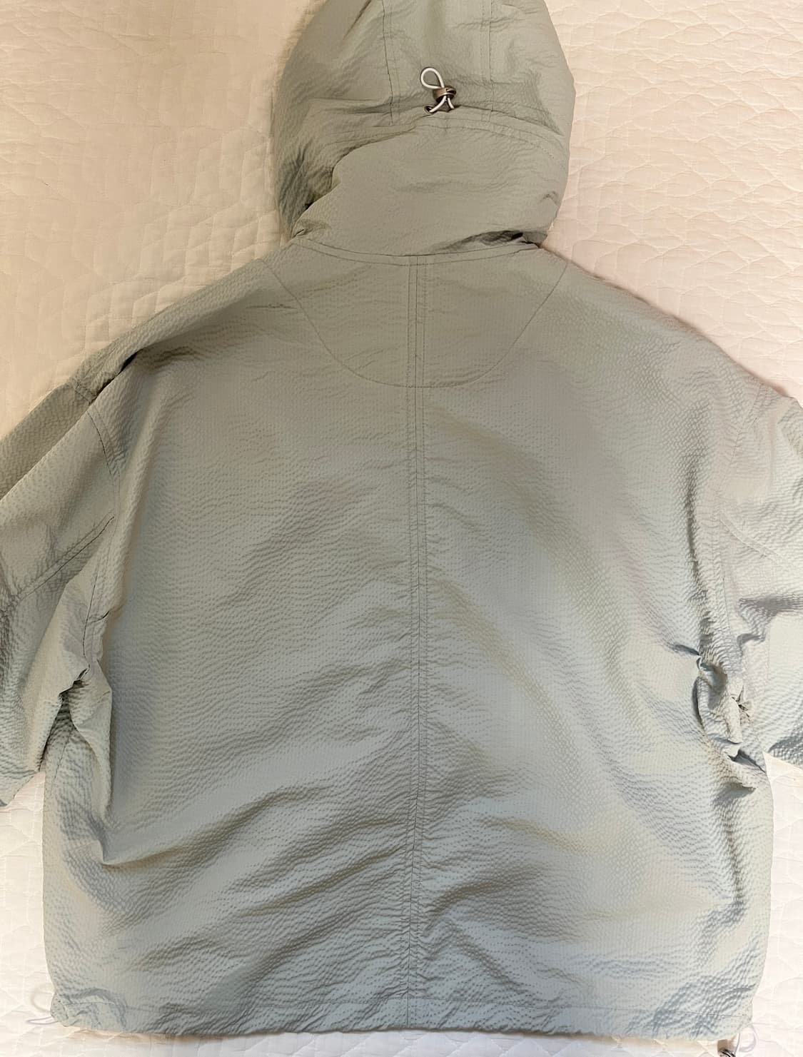 애드오프 시어서커 후드 점퍼 민트 S 상품이미지3