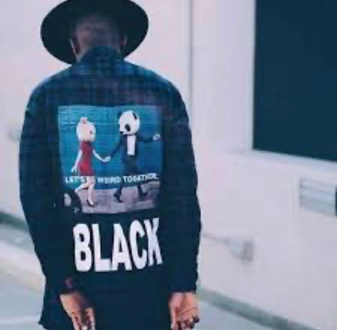 LET'S BE WEIRD TOGETHER. BLACK 체크셔츠 상품이미지3