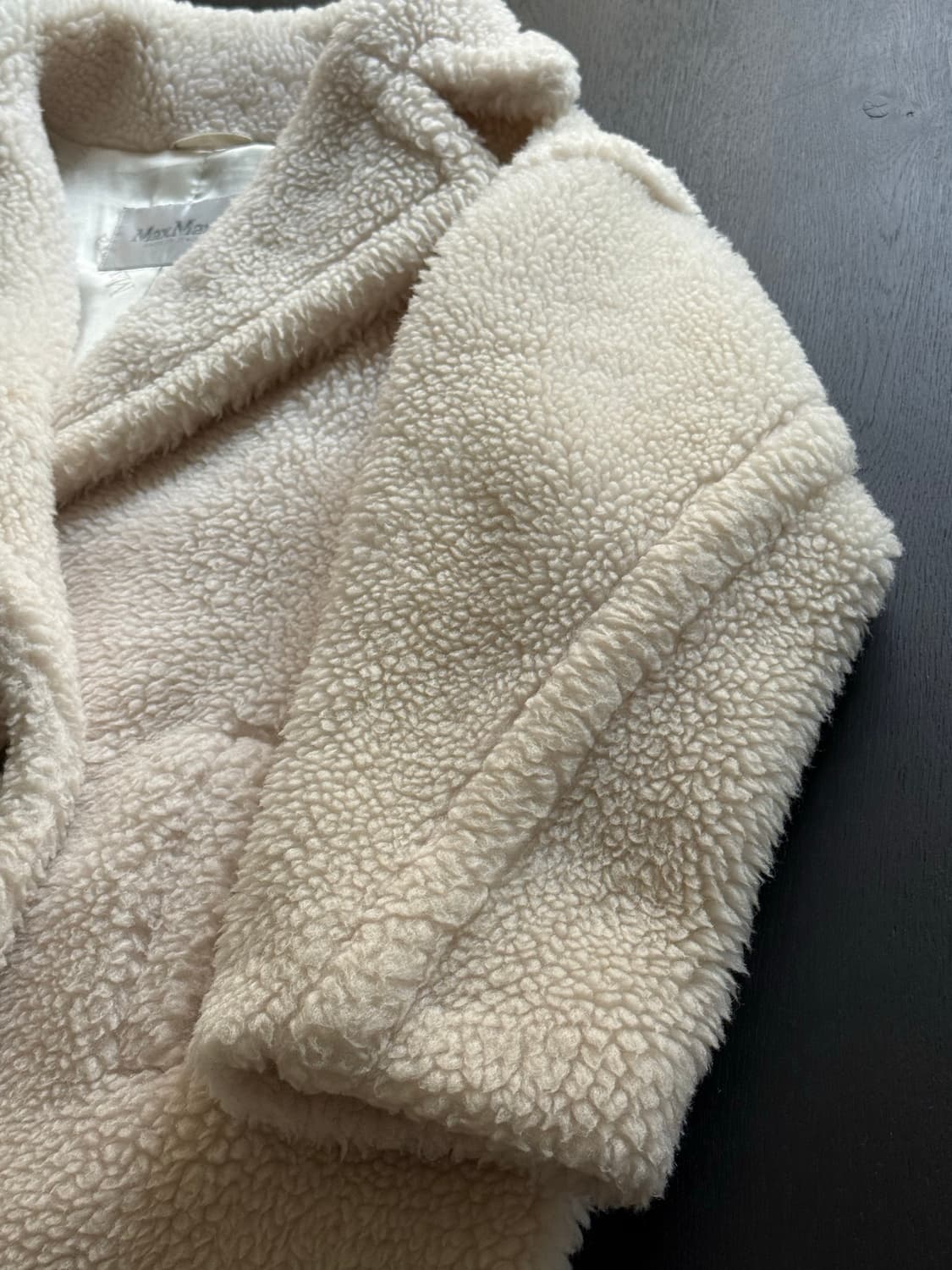 막스마라 테디베어 코트 아이보리S 상품이미지5