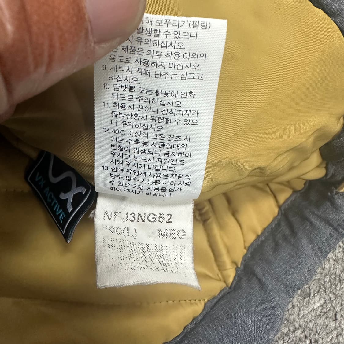 노스페이스 경량 패딩 상품이미지6