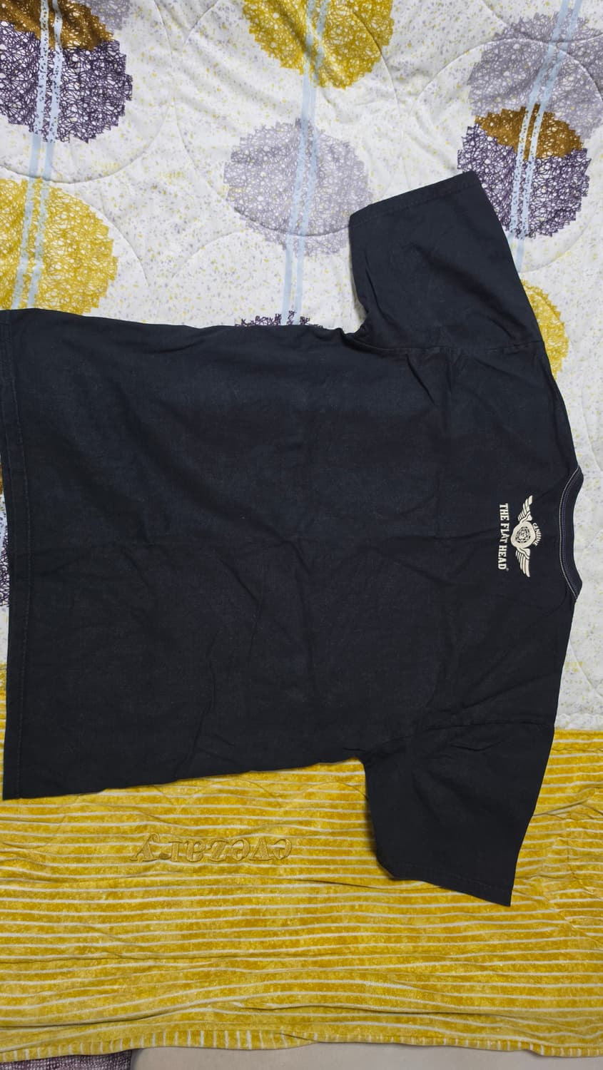 더 플랫 헤드 (THE FLAT HEAD) 로고 티셔츠 46사이즈 판매 상품이미지3