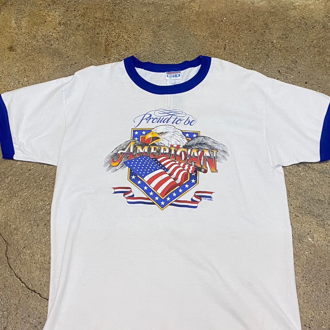 미국 빈티지 아메리칸 링거티 반팔티 상품이미지2