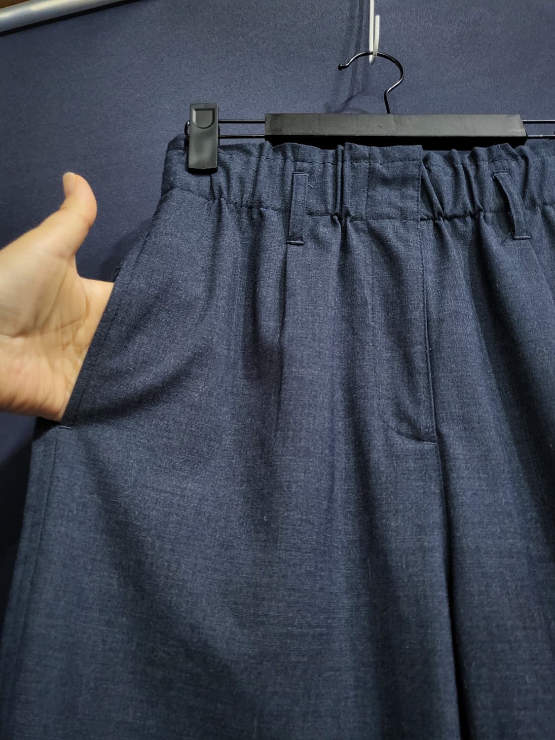 밴딩 세미 배기 팬츠 상품이미지3