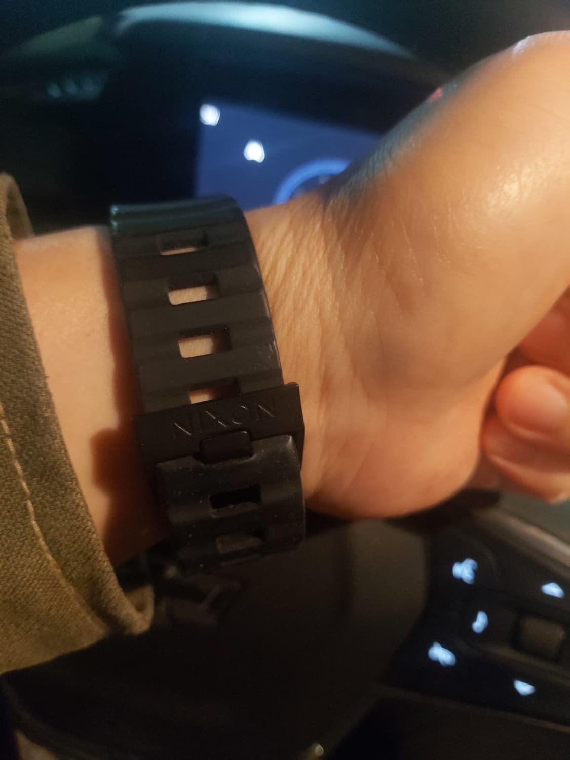 닉슨 블랙 디지털 손목시계 상품이미지2