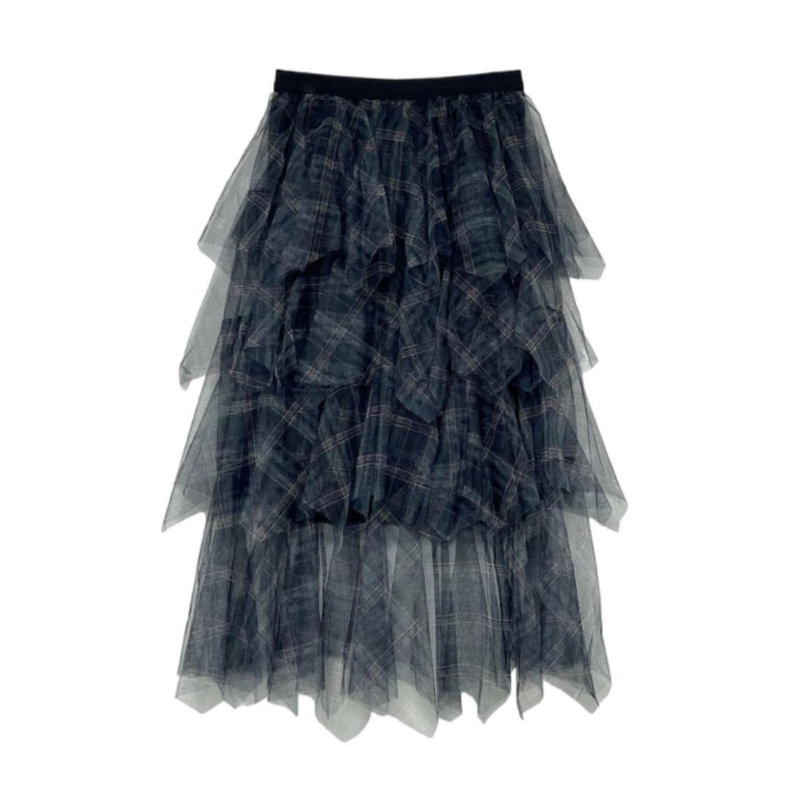 팁씨 timi check cancan skirt 상품이미지1