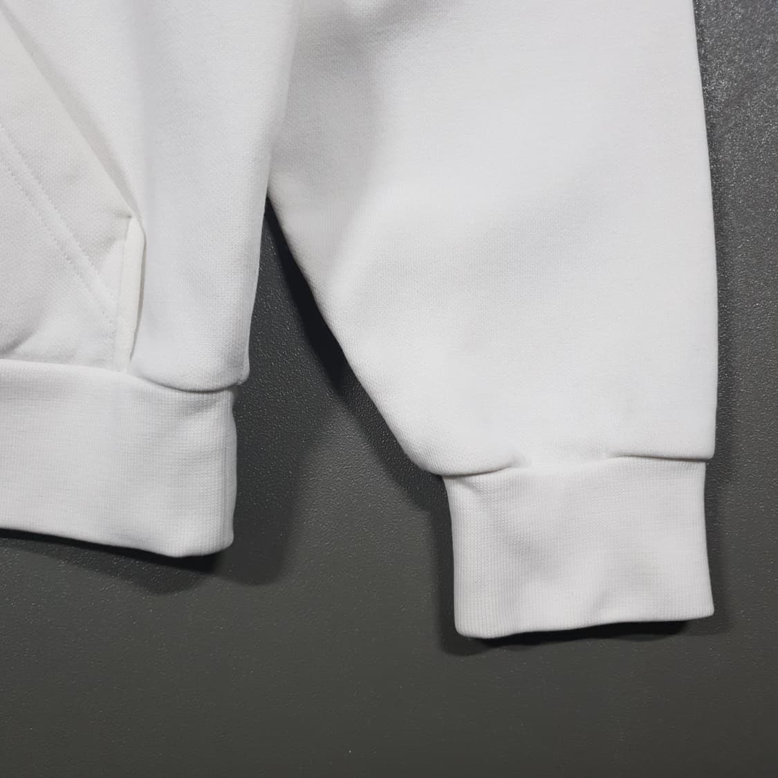 L) 아디다스 파이어버드 트레포일 빅로고 후드티 화이트 옐로우 100 상품이미지4