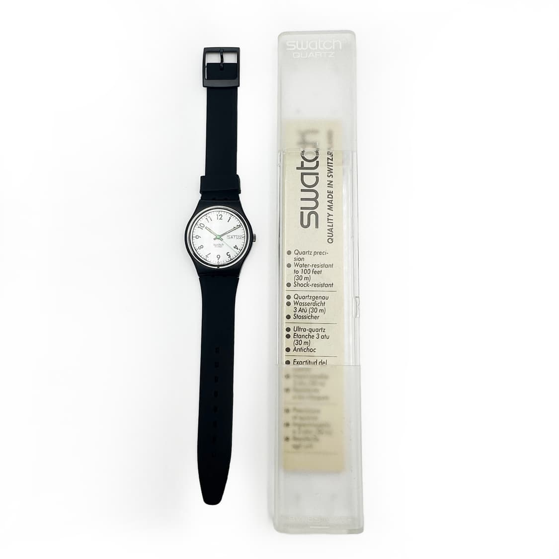 92년판) 빈티지 스와치 스탠다드 젠트 블랙 상품이미지5