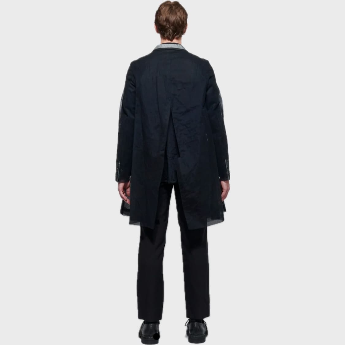 (택있음)25ss 꼼데가르송 옴므플러스 튤 자켓 m(시착 1회) 상품이미지3