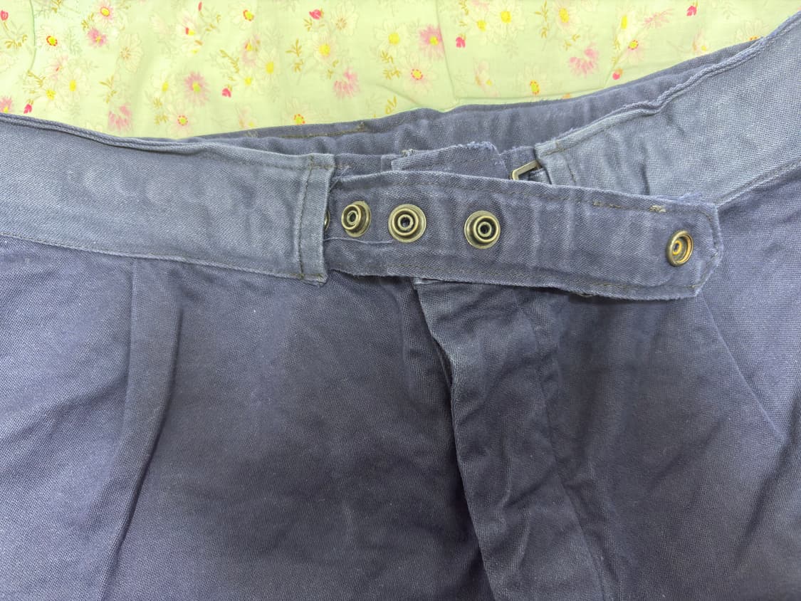 90s 이탈리아군 반바지 네이비 팬츠 (33-34) 상품이미지4
