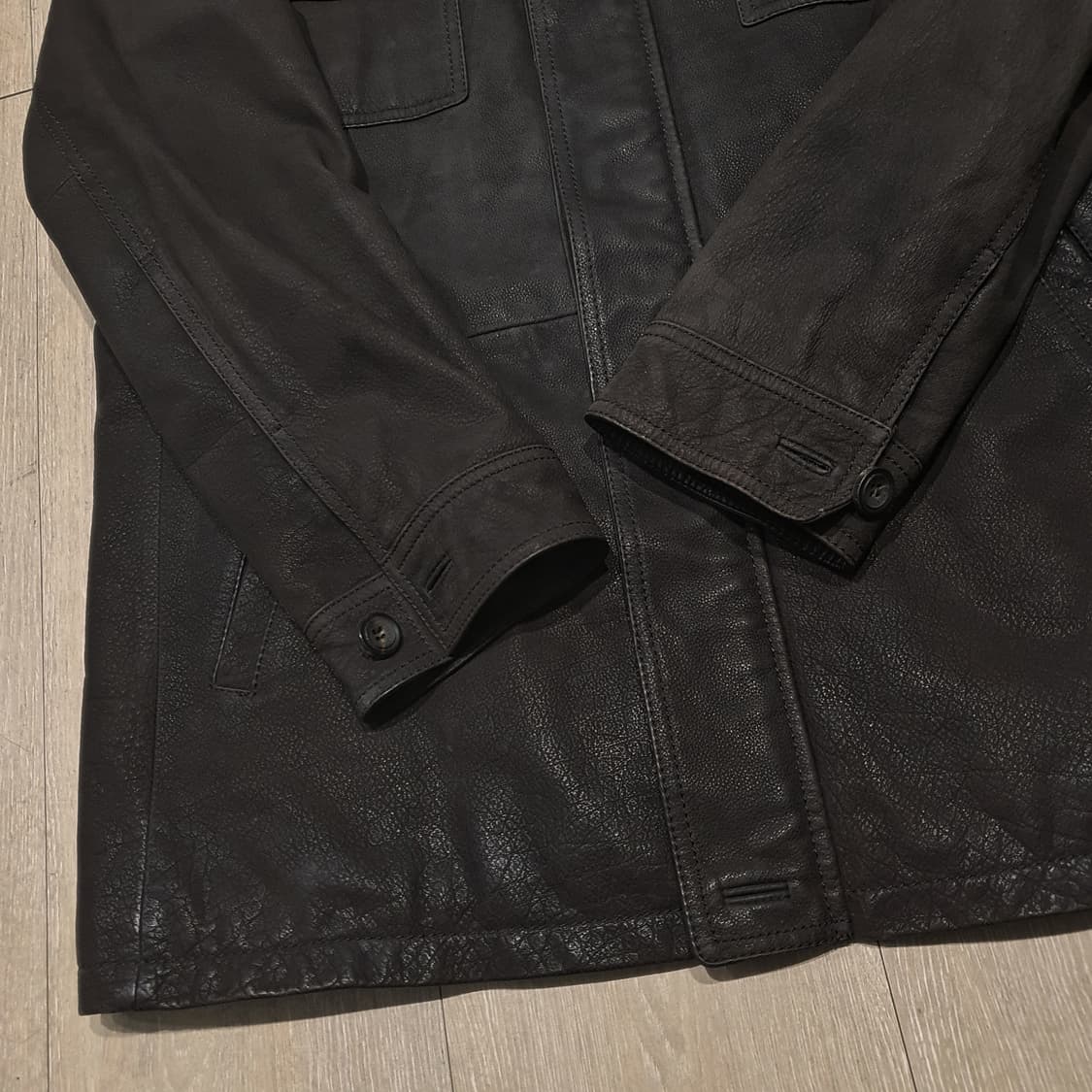 palzileri 빨질레리 카프스킨 가죽 자켓 105 송아지가죽 상품이미지3