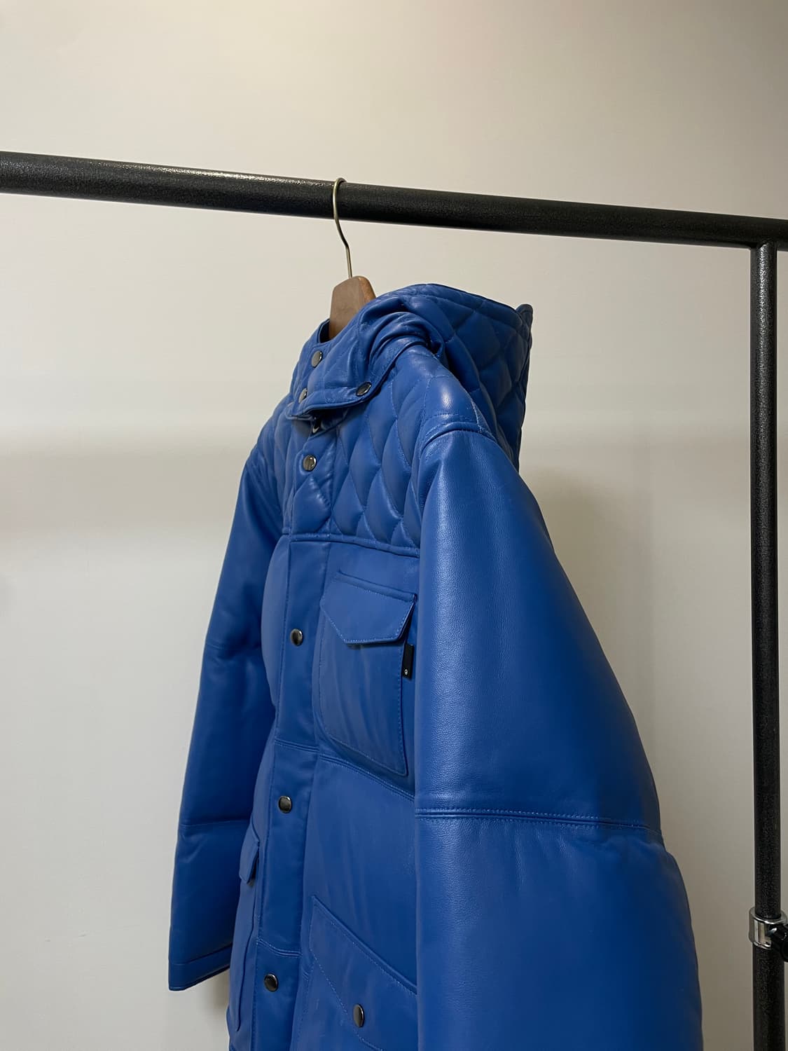 (XL) LEFT 램스킨 구스다운 퀼티드 패딩 상품이미지2