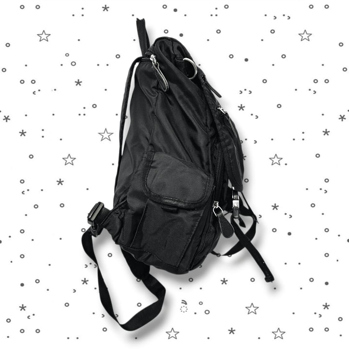 POLO 폴로 랄프로렌 핑크 포니 나일론 복조리 백팩 상품이미지4