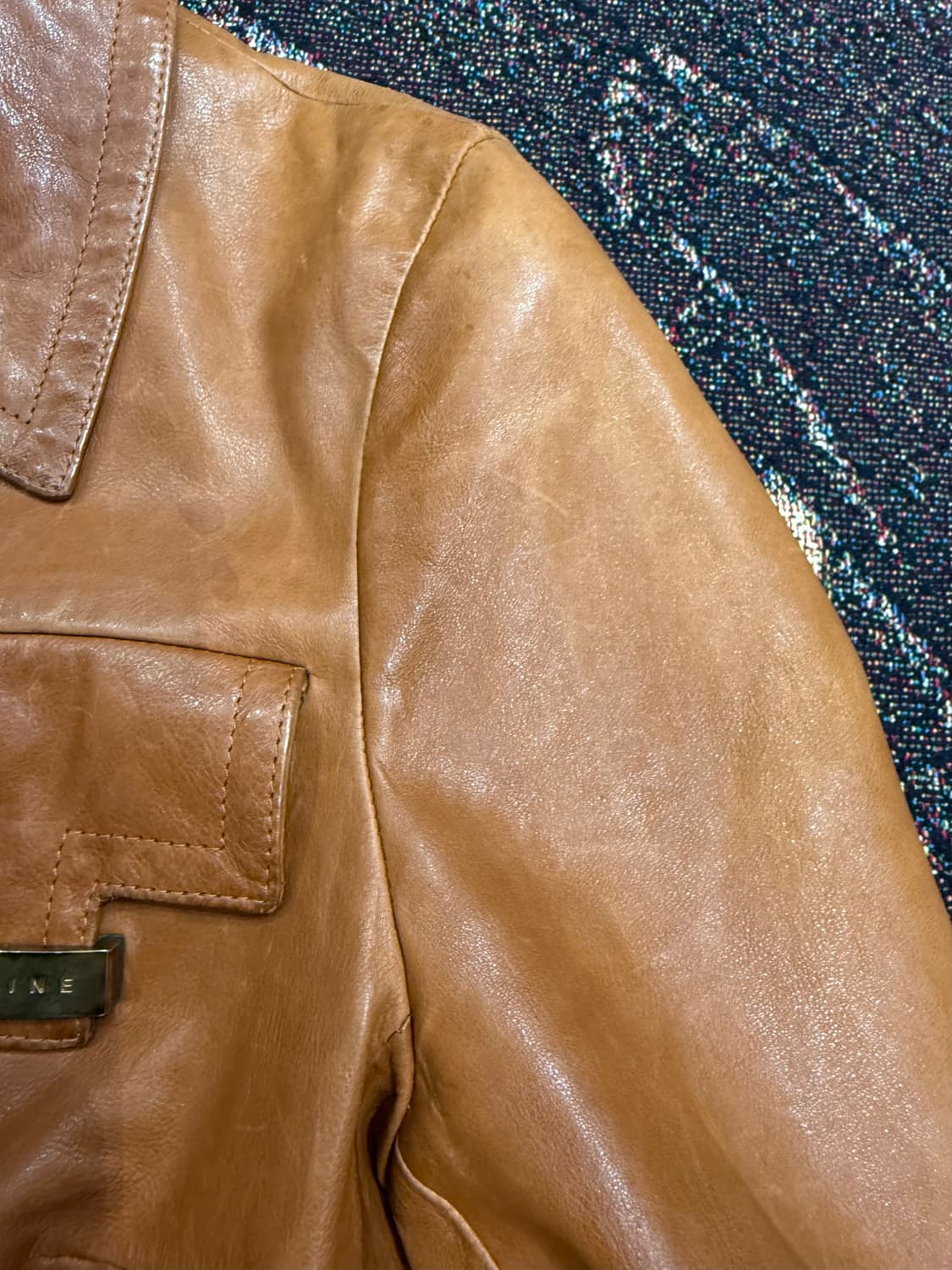 피비 파일로의 올드 셀린느 가죽 자켓 상품이미지7