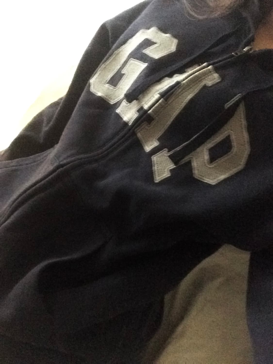 Gap charcoal hood zip-up 상품이미지4